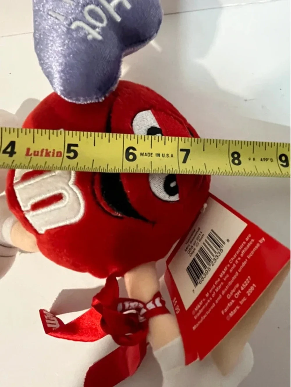 M&M's Red Hot 4 U Love Valentine M&M Plush  Heart 7
